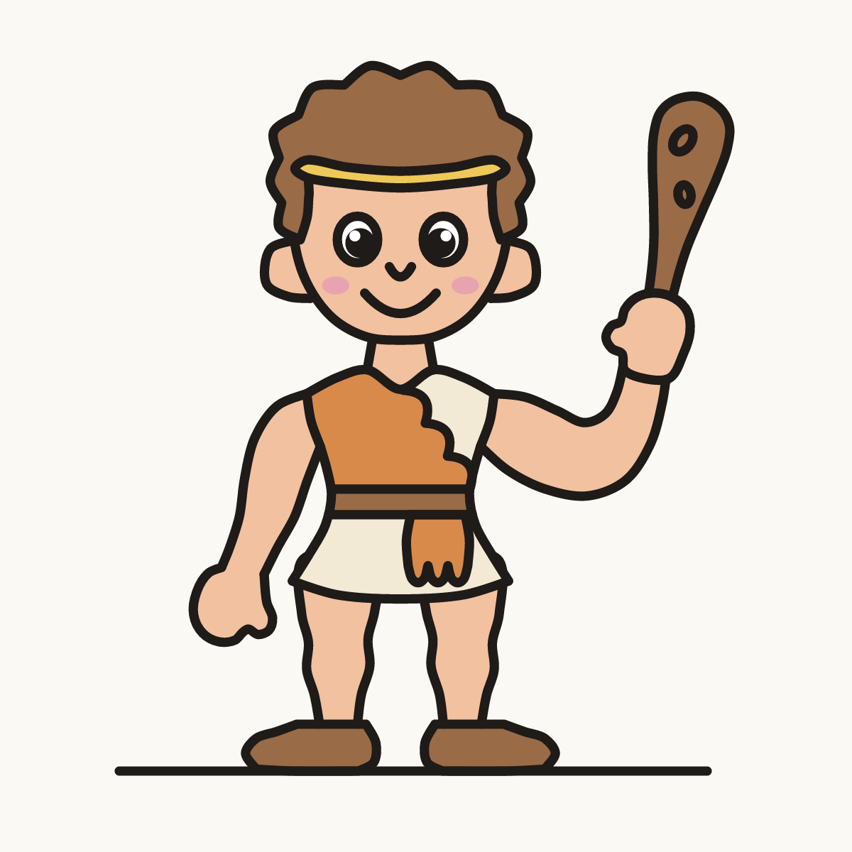 Finished drawing of Hercules