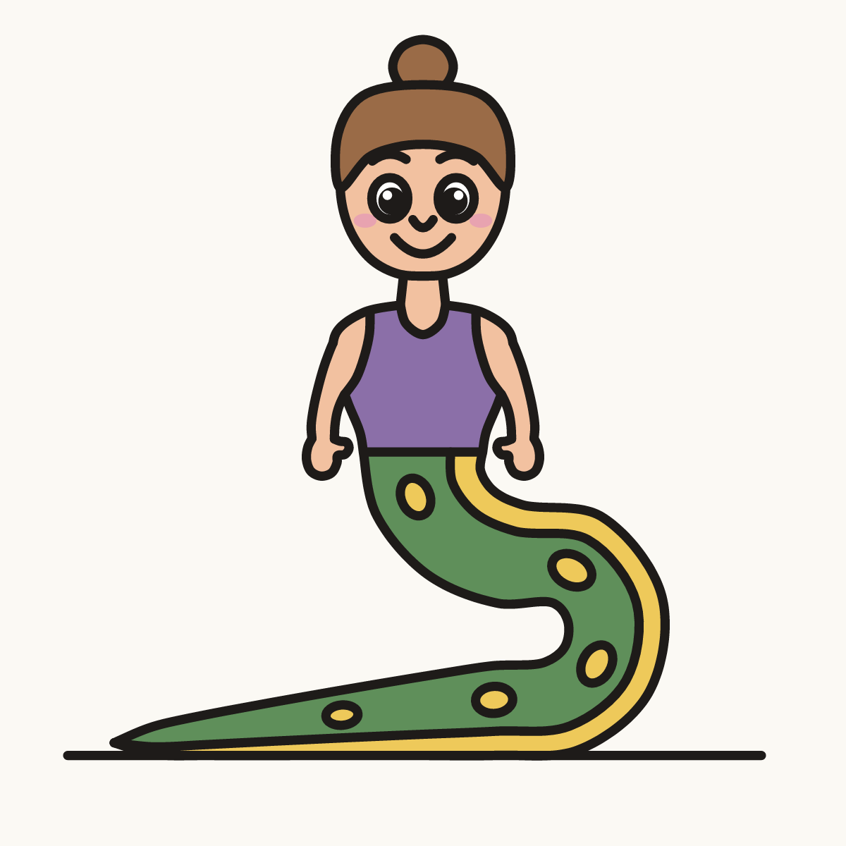 Finished drawing of a naga