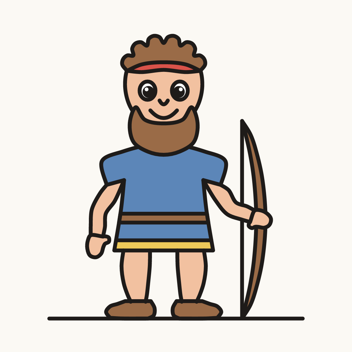 Finished drawing of an odysseus