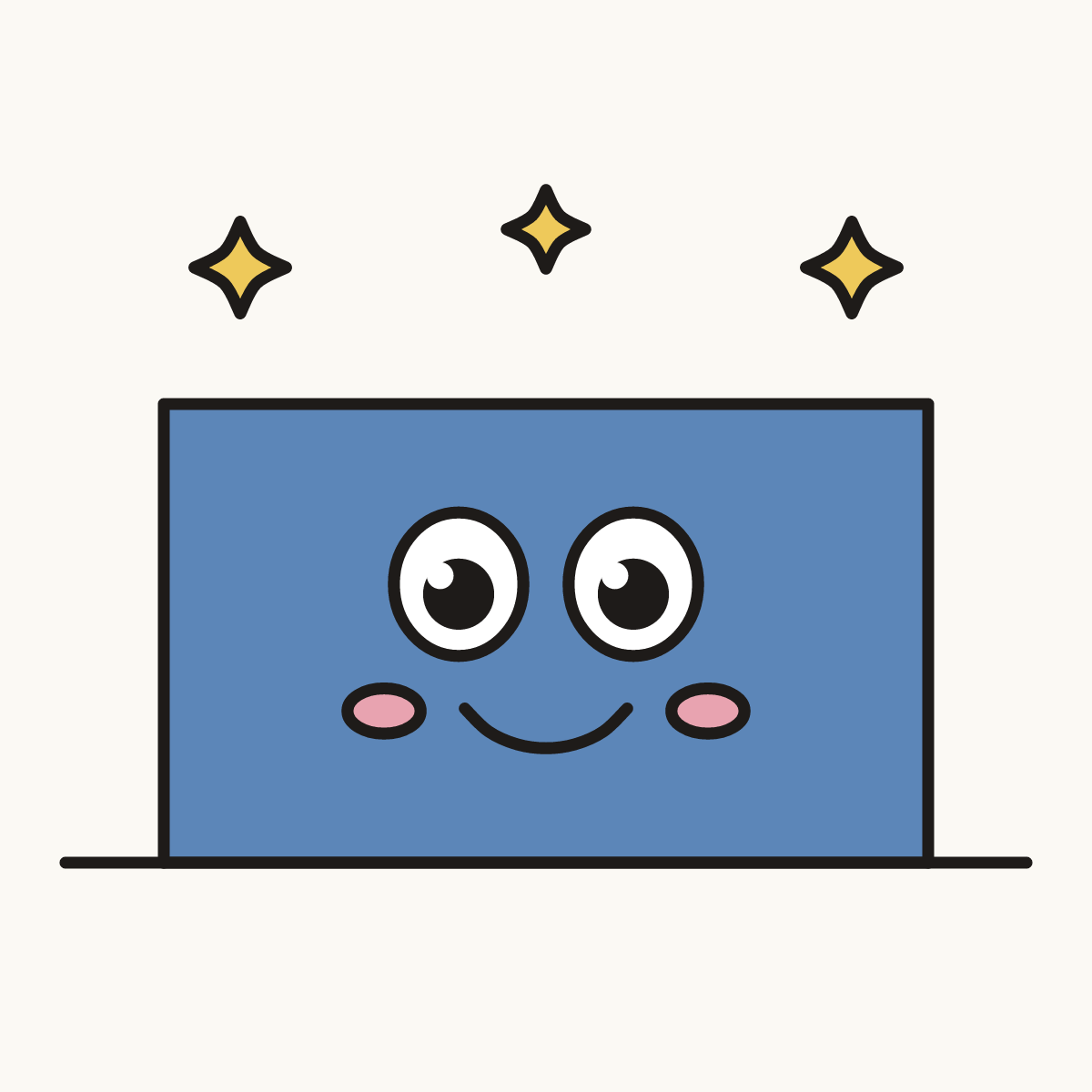 Finished drawing of a rectangle